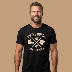 Hiking Buddy | Golden Retriever Adventure T-Shirt
