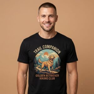 Trail Companion | Golden Retriever Hiking Club T-Shirt