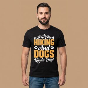 Hiking & Dogs | Golden Retriever Adventure T-Shirt