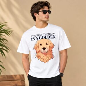Golden Therapy | Golden Retriever Comfort T-Shirt